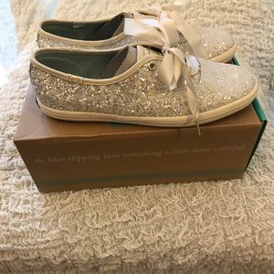 Kate Spade glitter keds